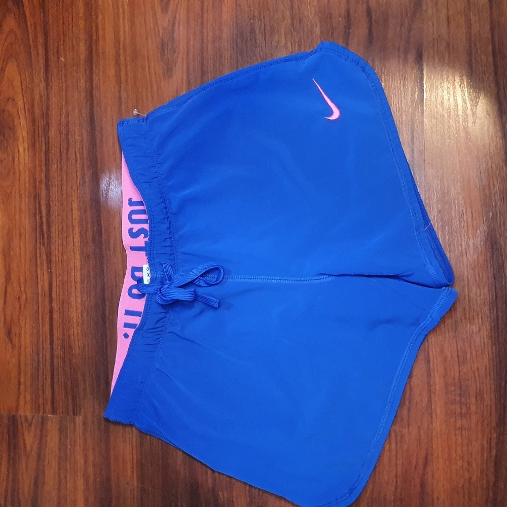Nike Fast 2" Running Shorts women's blue and pink shorts sz XS